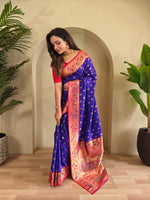 Load image into Gallery viewer, Aanchal (Premium Banarasi Paithani Silk)