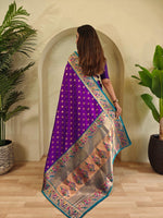 Load image into Gallery viewer, Aanchal (Premium Banarasi Paithani Silk)