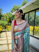 Load image into Gallery viewer, Gauri (Premium Banarasi Paithani)