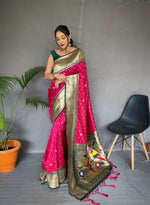 Load image into Gallery viewer, Ira (Premium Polka Paithani Silk)