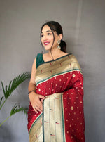 Load image into Gallery viewer, Ira (Premium Polka Paithani Silk)