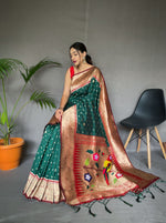 Load image into Gallery viewer, Ira (Premium Polka Paithani Silk)