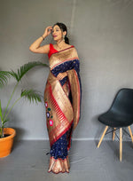 Load image into Gallery viewer, Ira (Premium Polka Paithani Silk)