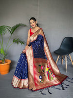 Load image into Gallery viewer, Ira (Premium Polka Paithani Silk)