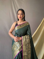Load image into Gallery viewer, Suhasini (Premium Kanjivaram Silk)
