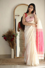 Load image into Gallery viewer, Vasudha - वसुधा (Premium Maheswari Silk Cotton)