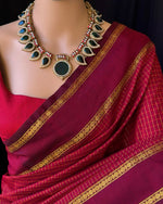 Load image into Gallery viewer, Vardhini - వర్ధిని(Premium Handloom Checked Gadwal Silk Cotton)