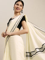 Load image into Gallery viewer, Tulasi - തുളസി (Traditional Onam Kasavu Saree)