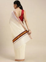 Load image into Gallery viewer, Vanaja - വനജ (Traditional Onam Kasavu Saree)