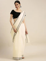 Load image into Gallery viewer, Tulasi - തുളസി (Traditional Onam Kasavu Saree)