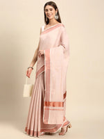 Load image into Gallery viewer, Taarakam - താരകം (Traditional Onam Kasavu Saree)