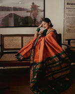 Load image into Gallery viewer, Thikshitha -  தீக்ஷிதா (Premium Handloom Gadwal Silk Cotton)