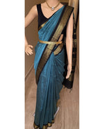 Load image into Gallery viewer, Kattam - കാട്ടം (Rare Colour Combo Handloom Gadwal Silk Cotton)