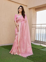Load image into Gallery viewer, Tissue Linen Silk (Premium Quality Soft Silk)
