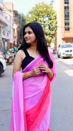 Load image into Gallery viewer, Majestic Dawn - (Premium 1 Minute Ready To Wear Saree)