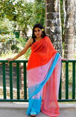Load image into Gallery viewer, Mighty Dusk - (Premium 1 Minute Ready To Wear Saree) 