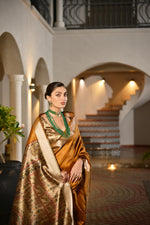 Load image into Gallery viewer, Tussar Madhubani Silk (Premium Quality Soft Silk)