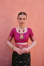 Load image into Gallery viewer, Banarasi Silk Paithani (Premium Quality Soft Silk)