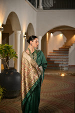 Load image into Gallery viewer, Tussar Madhubani Silk (Premium Quality Soft Silk)