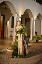 Load image into Gallery viewer, Tussar Madhubani Silk (Premium Quality Soft Silk)