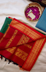 Load image into Gallery viewer, Devi - ദേവി (Premium Handloom Gadwal Silk Cotton)
