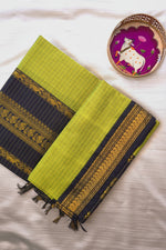 Load image into Gallery viewer, Rasika - ரசிகா (Premium Handloom Checked Gadwal Silk Cotton)