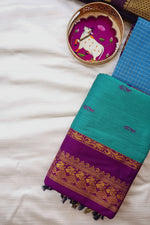 Load image into Gallery viewer, Bhairavi - भैरवी (Premium Handloom Gadwal Silk Cotton)