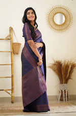 Load image into Gallery viewer, Deep Violet Sea (Premium Quality Silk)