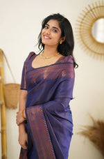 Load image into Gallery viewer, Deep Violet Sea (Premium Quality Silk)