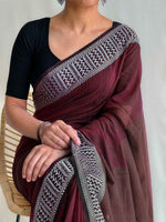Load image into Gallery viewer, Onion Maroon (Premium Handloom Cotton)