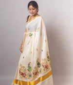 Load image into Gallery viewer, Ranjini - രഞ്ജിനി (Traditional Onam Kasavu Saree)