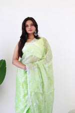 Load image into Gallery viewer, Green Apple (1 Minute Ready To Wear Saree)