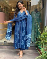 Load image into Gallery viewer, Indigo ~ Kurti Suit Set