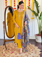 Load image into Gallery viewer, Anupa ~ Kurti Suit Set