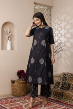 Load image into Gallery viewer, Ansh ~ Black Co-ord Set