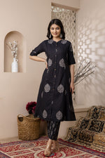 Load image into Gallery viewer, Ansh ~ Black Co-ord Set