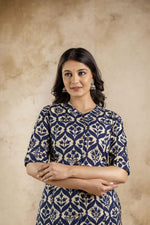 Load image into Gallery viewer, Naya ~ Navy Blue Co-ord Set