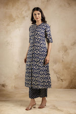 Load image into Gallery viewer, Naya ~ Navy Blue Co-ord Set