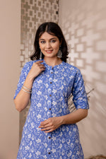 Load image into Gallery viewer, Zoha ~ Blue Co-ord Set