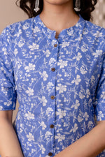 Load image into Gallery viewer, Zoha ~ Blue Co-ord Set