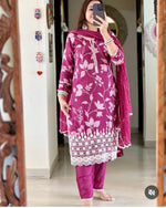 Load image into Gallery viewer, Anvi ~ Purple Suit Set