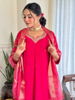 Load image into Gallery viewer, Pankhuri ~ Pink Suit Set