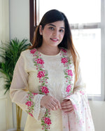 Load image into Gallery viewer, Safiya ~ White Embroidery Suit Set