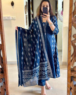 Load image into Gallery viewer, Liya ~ Indigo Suit Set