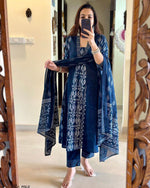 Load image into Gallery viewer, Liya ~ Indigo Suit Set