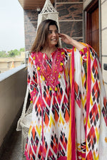 Load image into Gallery viewer, Nazri ~ Colourful Anarkali Suit Set