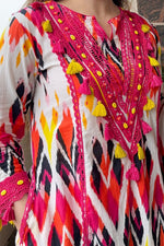 Load image into Gallery viewer, Nazri ~ Colourful Anarkali Suit Set