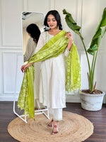 Load image into Gallery viewer, Aneri ~ Green Embroidery Suit Set