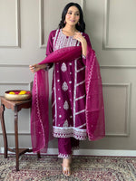 Load image into Gallery viewer, Ria ~ Magenta Suit Set