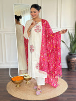 Load image into Gallery viewer, Amulya ~ Embroidery Kurti Set